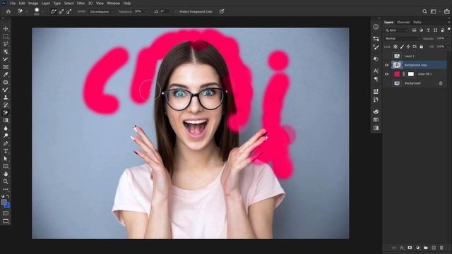 №15 How To Work With ERASER TOOL IN PHOTOSHOP | PHOTOSHOP DARSLARI | ФОТОШОП ДАРСЛАРИ смотреть онлайн