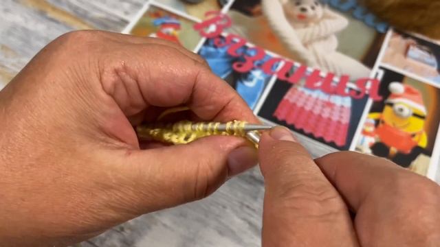 Узоры спицами. Ажурные ёлочки. Knitting patterns. Openwork Christmas trees. смотреть онлайн