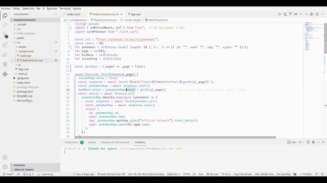 Vue.js: Paginación con scroll infinito смотреть онлайн