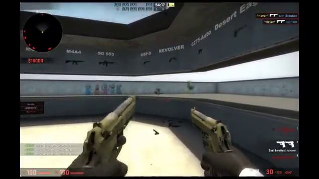 (Cs:Go)Обзор карты для тренировки стрельбы. смотреть онлайн