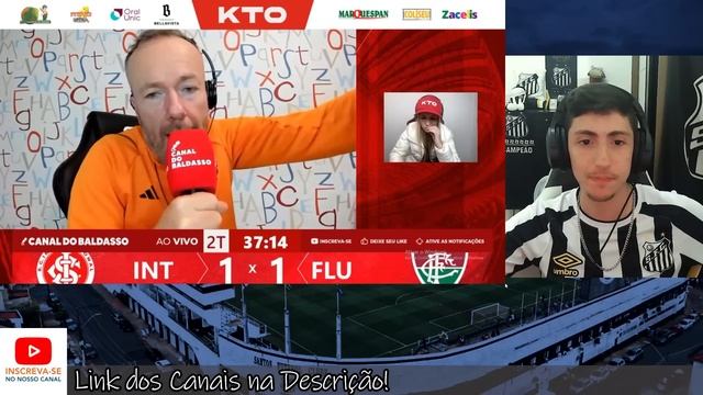 REAÇÃO FABIANO BALDASSO na ELIMINAÇÃO da LIBERTA - INTERNACIONAL 1X2 FLUMINENSE [REACT LIBERTADORES смотреть онлайн