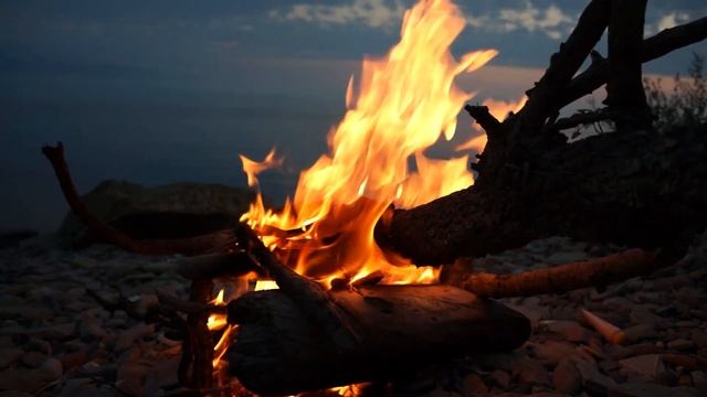 Звуки костра и треск дров для релаксации и медитации, для сна и отдыха. Без музыки. смотреть онлайн
