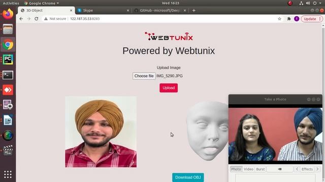 AI 3D Avatar from single Image +91-9872993883 for query Face 3D Generation TensorFlow | AWS | Pytho смотреть онлайн