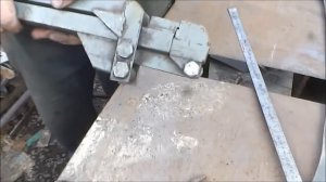 Самодельный кромкогиб, работа и устройство. (metal bender, press brake)