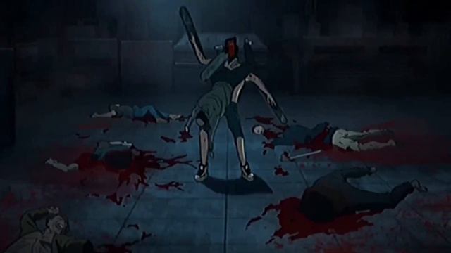 Аниме: человек бензопила топ момент Денджи #chainsawman