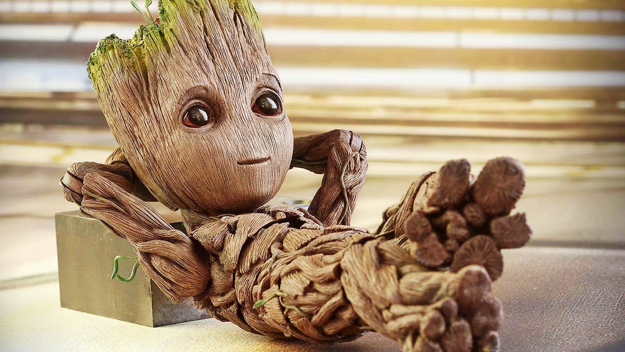 Грут - Самые Крутые и Смешные Сцены с Пеньком ! смотреть онлайн