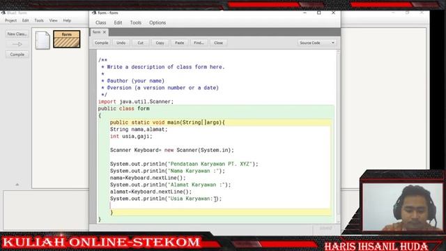 PBO-Membuat form dengan JAVA kuliah online Progdi Sistem Informasi UNIVERSITAS STEKOM смотреть онлайн