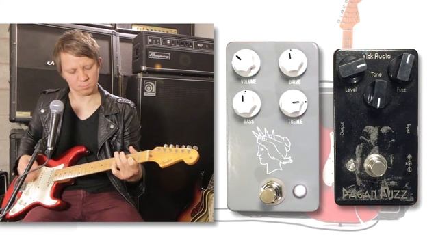 JHS Pedals Twin Twelve vs Vick Audio Pagan Fuzz на Русском смотреть онлайн