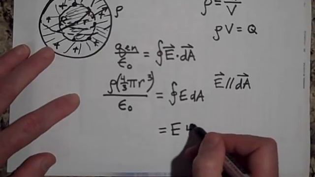 Using Gauss's Law to Find the Electric Field for a Non-Conducting Sphere смотреть онлайн