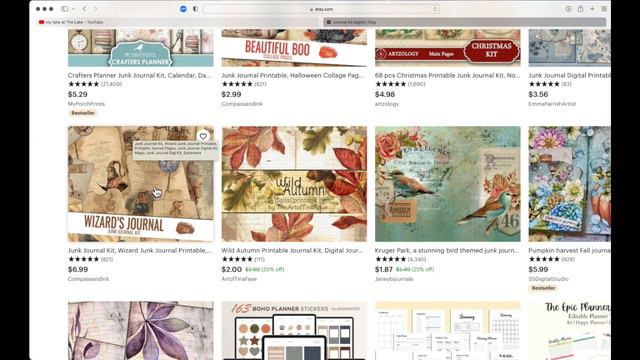 New Theme Thursday: Mining Etsy for COUNTLESS new ideas for junk journal themes and styles смотреть онлайн