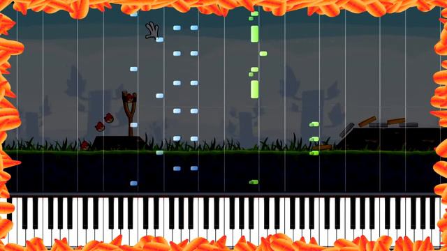 [HOW TO PLAY] Angry Birds Main Theme [Piano Tutorial] (Synthesia) смотреть онлайн