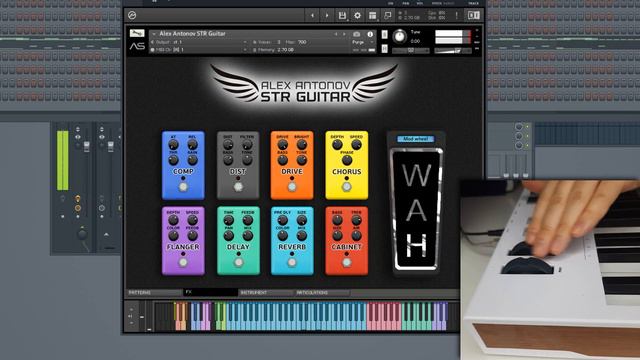 VST Funk Guitar Wah With Mod Wheel | STR Guitar Kontakt Library Vsti