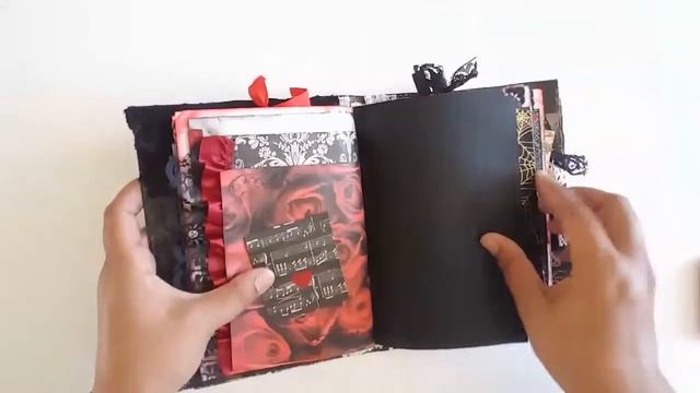 Gothic Junk Journal - Dark Romance - Halloween - Goth Theme смотреть онлайн