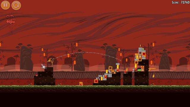 [ 1-11 ] Three Stars - Year Of The Dragon [ Angry Birds Seasons 2012 ] смотреть онлайн