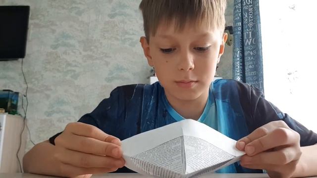 Как сделать бумажный кораблик смотреть онлайн