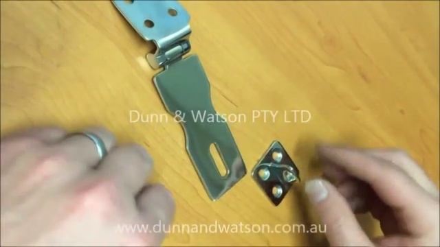 D&W - Hasp and Staple - 316 Stainless Steel смотреть онлайн