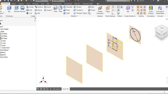 Autodesk Inventor - Work Plane Offsets and Lofting In Autodesk Inventor смотреть онлайн