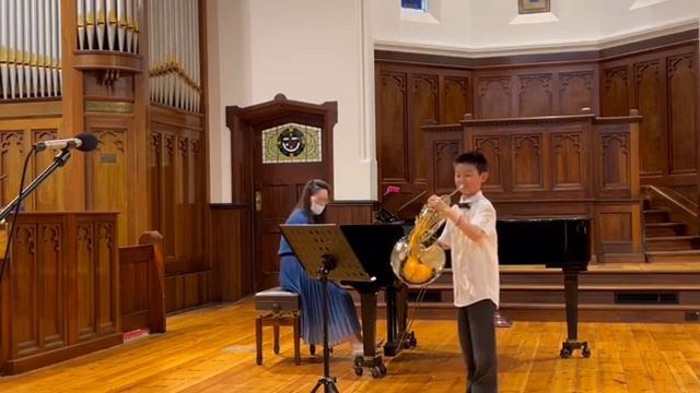 William Cheong Plays Horn Concerto 4th movement by William Mathias смотреть онлайн
