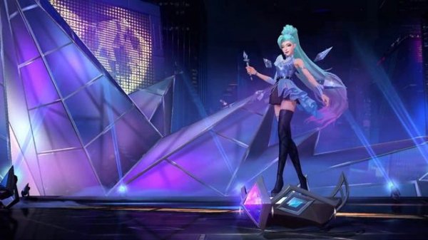 Seraphine | KDA ALL OUT skin (No icon skin 1080p) Cinematica