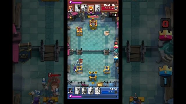 One of the best match at spooky arena | Clash Royale смотреть онлайн