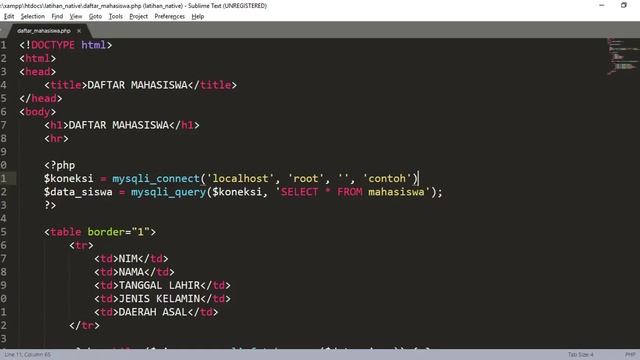 02 MENYAJIKAN SEMUA DATA смотреть онлайн