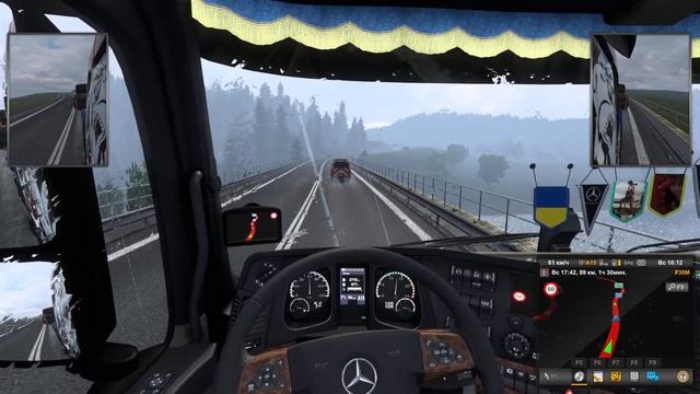 Euro Truck Simulator 2 доставка огромных шин (20т) смотреть онлайн