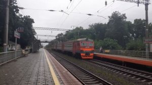 Электропоезд ЭР9МК-577 с сообщением Артем-Владивосток