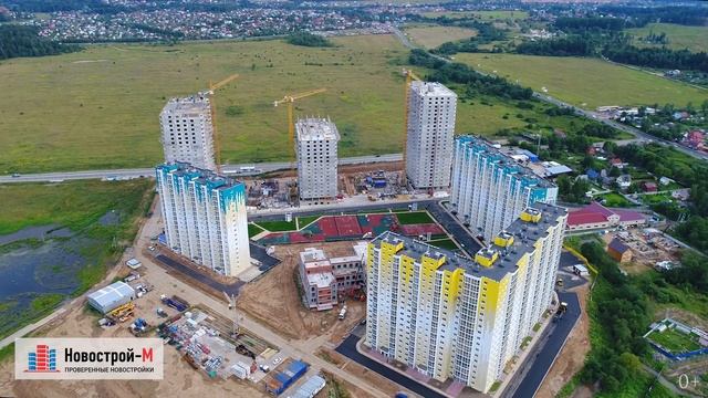 ЖК «Первый Зеленоградский» от застройщика «ЖилИно» (аэросъемка: август 2017 г.) смотреть онлайн