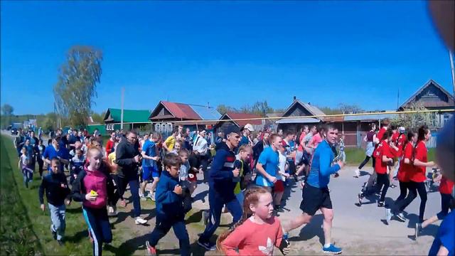 9 май! 25 км! Пробег Победы. Новые Параты. смотреть онлайн