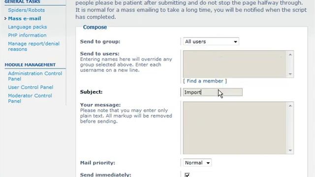 Tutorial: How to send a mass email to users in phpBB | LayerOnline Web Hosting смотреть онлайн