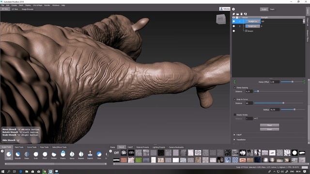 текстурирование в mudbox часть1 смотреть онлайн