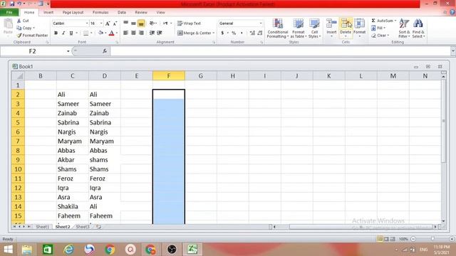 MS Excel - Compare Two Lists смотреть онлайн