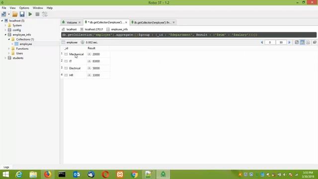 MongoDB Aggregation смотреть онлайн