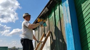 Покраска дома / Обзор электрического  краскопульта / DEKO DKSG55K1