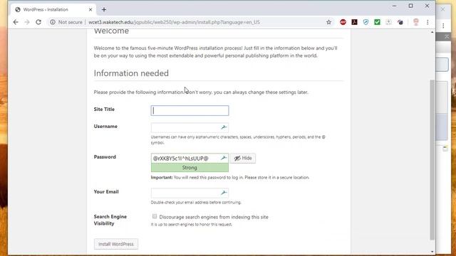Installing WordPress 5 смотреть онлайн