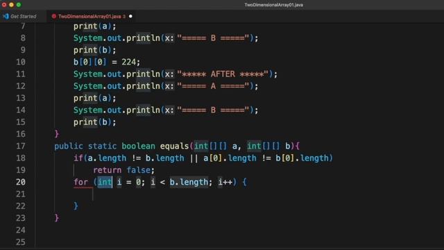 Two Dimensional Array equals смотреть онлайн
