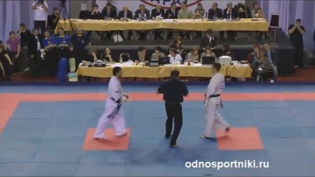 Киокусинкай 2012 Пермь, в.к. до 80 кг Улфатов-Векшин смотреть онлайн