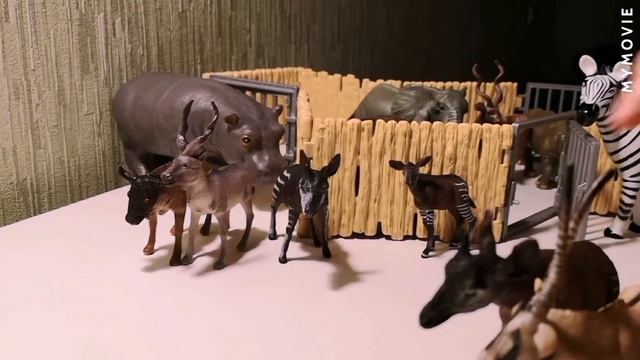 Herbivores🦌🐴 Collection of figures / Травоядные🦓🦒1 часть смотреть онлайн