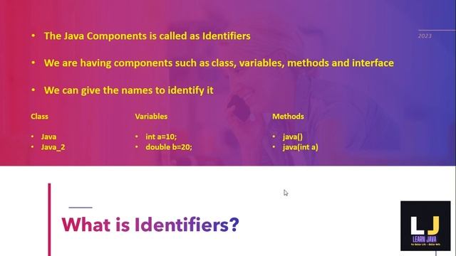 Tokens - Identifiers | Learn Java | Separators | Literals смотреть онлайн