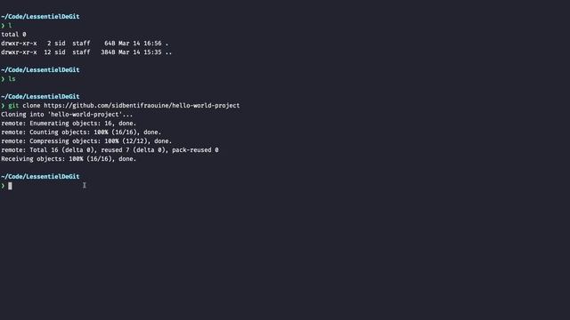 #8 "git clone" pour cloner un projet git смотреть онлайн