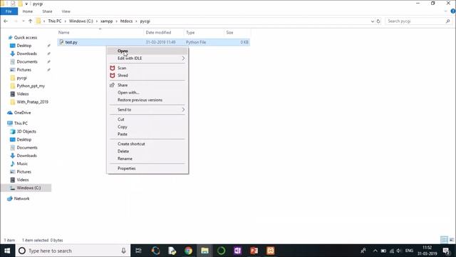 Python CGI Program 1: How to Run Python CGI Programs on XAMPP Server on Windows 10 смотреть онлайн