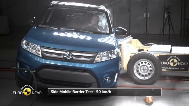 Euro NCAP Crash Test of Suzuki Vitara 2015 смотреть онлайн