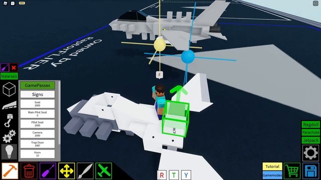 MINI F14 TOMCAT TUTORIAL in PLANE CRAZY ROBLOX *EASY* смотреть онлайн