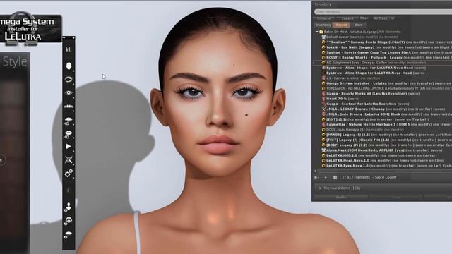 Tutorial - Bakes on Mesh (BoM) Lelutka Head / Legacy Body смотреть онлайн