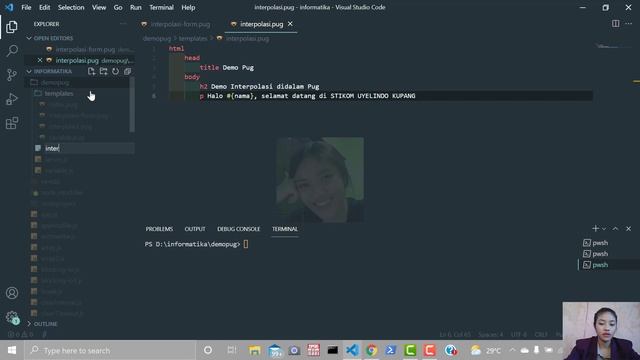 #36. Interpolasi di dalam Pug Node.js смотреть онлайн