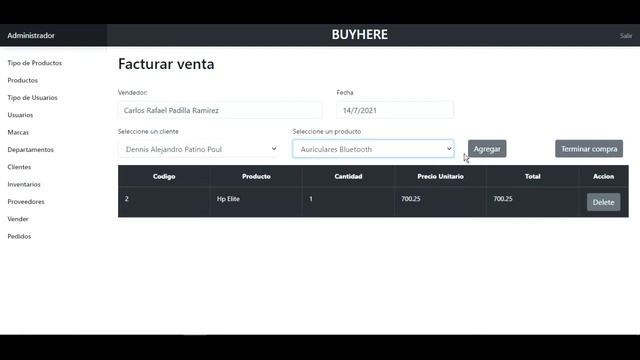 Sistema de administración de tienda en linea con HTML5, Bootstrap, JAVA(hibernate) y Web Services. смотреть онлайн