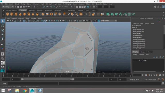 Como hacer una mascara de cuervo en maya, pt I смотреть онлайн