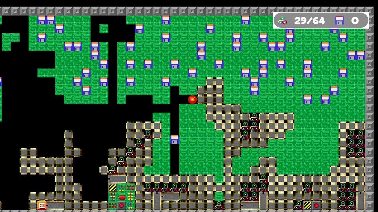 Supaplex (level 19): CRAZY HARRY / Супаплекс (уровень 19)