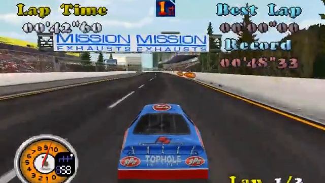 All Star Racing (PS1 Gameplay) - Stockcar Frenzy смотреть онлайн