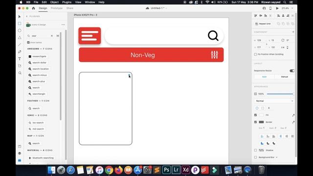 Food Delivery App UI Design | Adobe XD смотреть онлайн